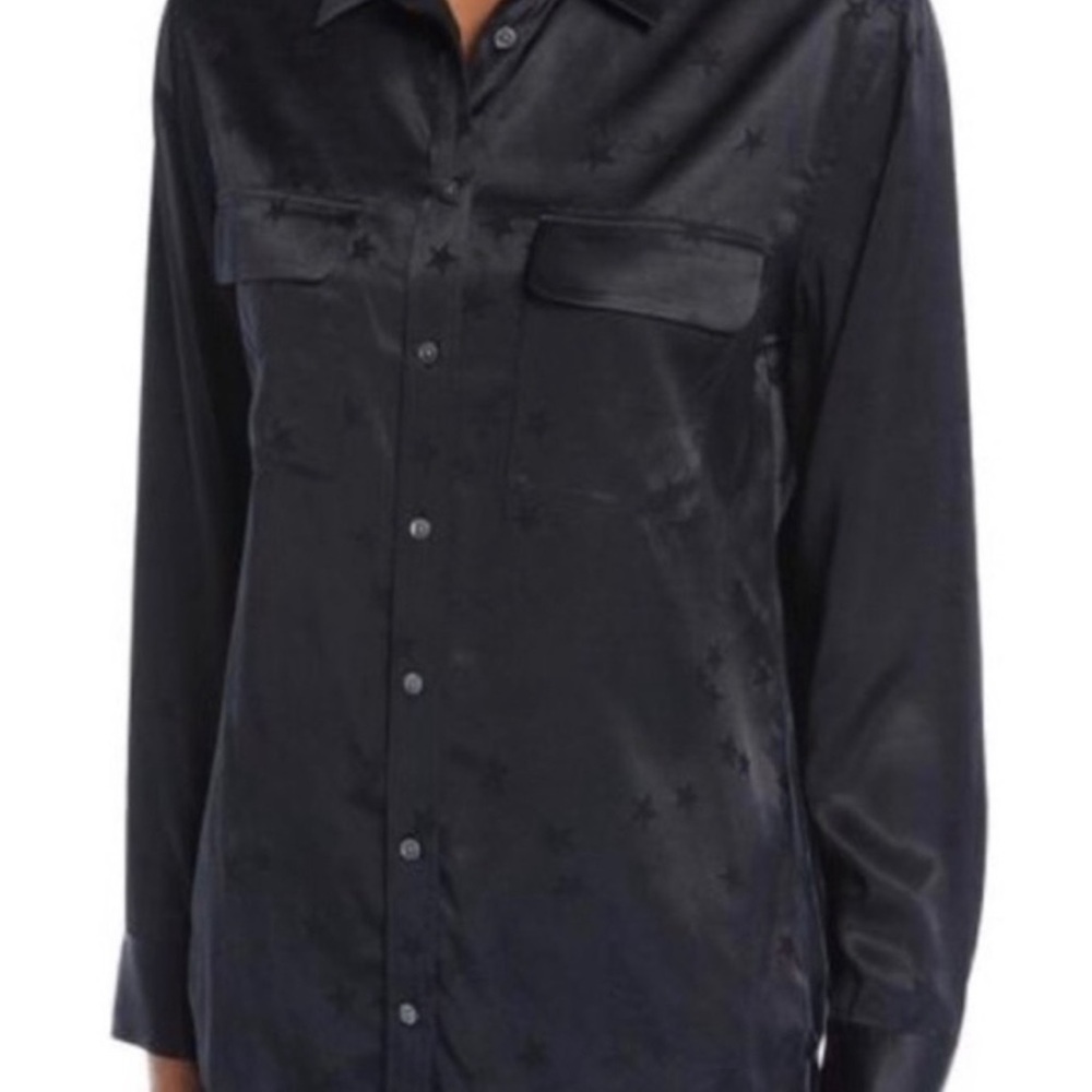 Equipment Black Star Pattern Blouse